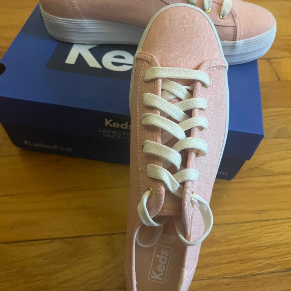 Pink Triple Kick Keds - Size 9
